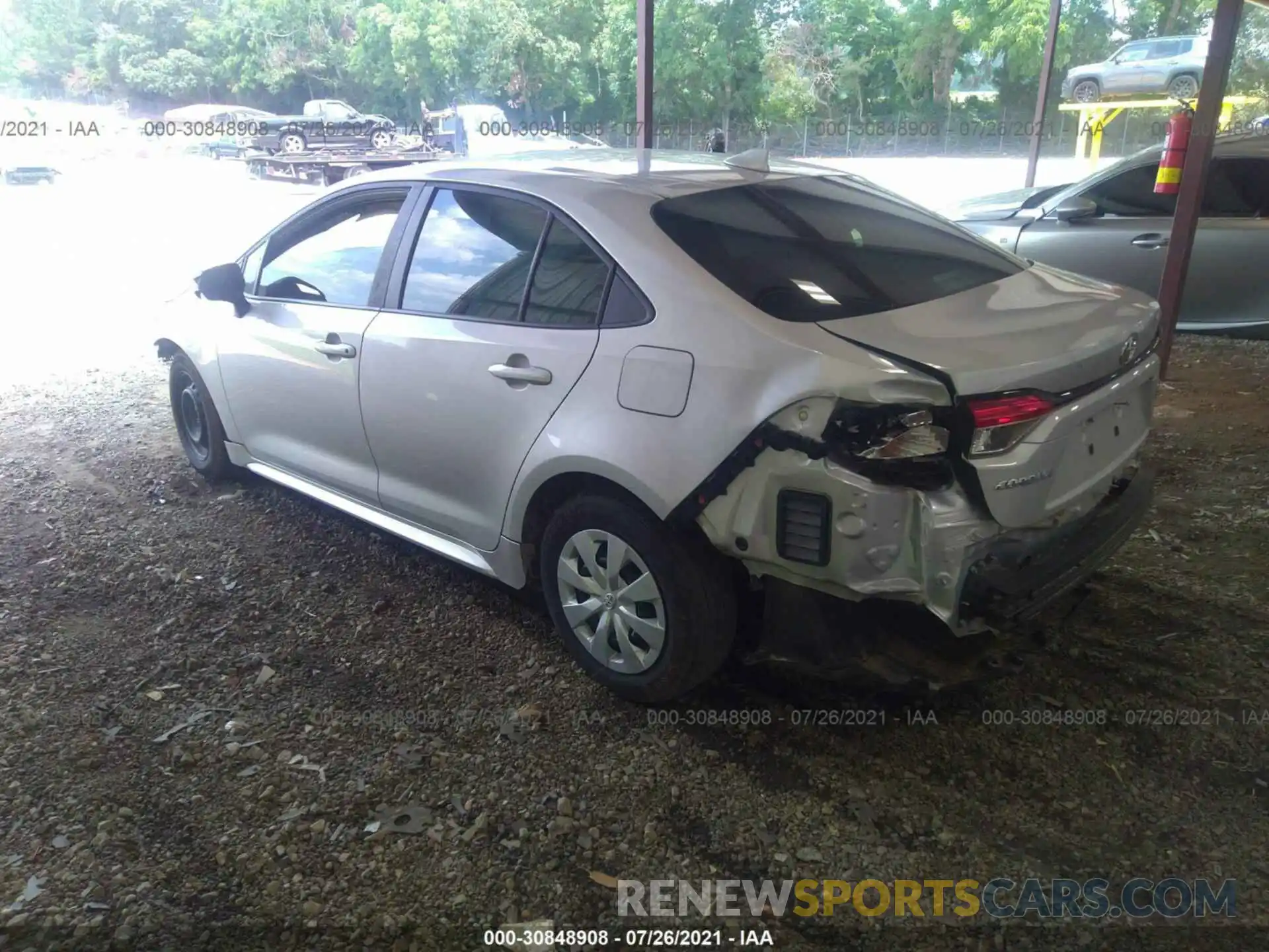 3 Photograph of a damaged car 5YFDPMAE9MP163126 TOYOTA COROLLA 2021