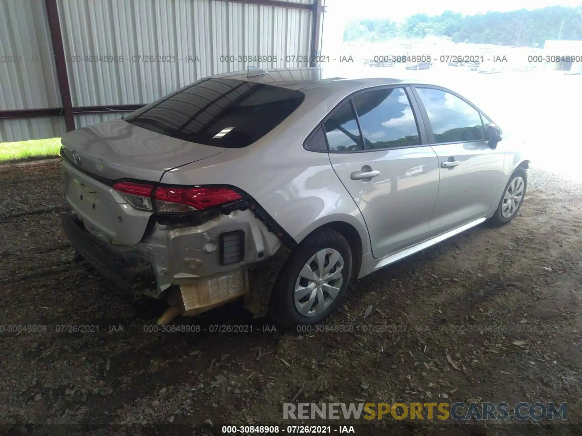 4 Photograph of a damaged car 5YFDPMAE9MP163126 TOYOTA COROLLA 2021