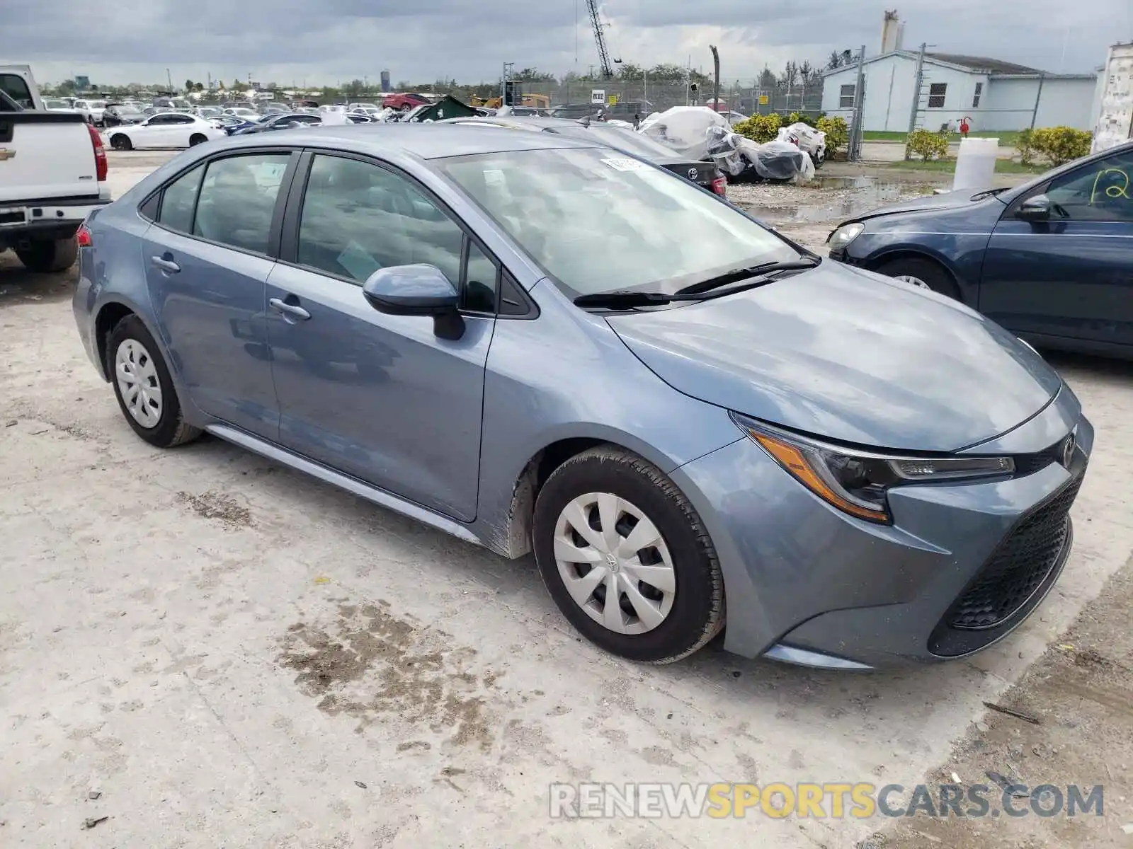 1 Photograph of a damaged car 5YFDPMAE9MP163546 TOYOTA COROLLA 2021