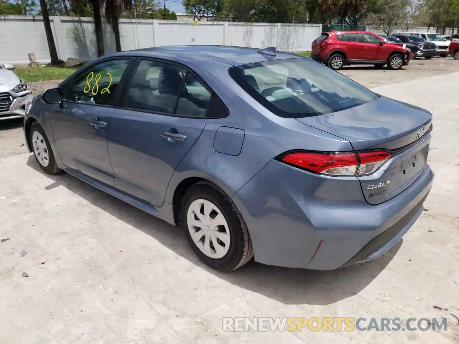 3 Photograph of a damaged car 5YFDPMAE9MP163546 TOYOTA COROLLA 2021