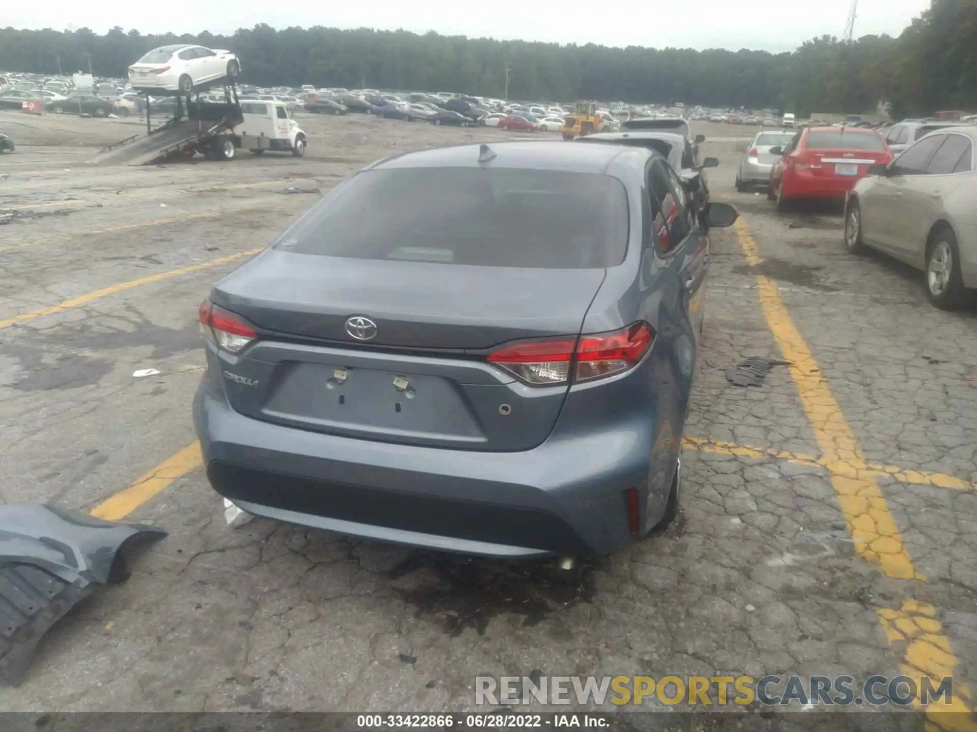 4 Photograph of a damaged car 5YFDPMAE9MP171078 TOYOTA COROLLA 2021