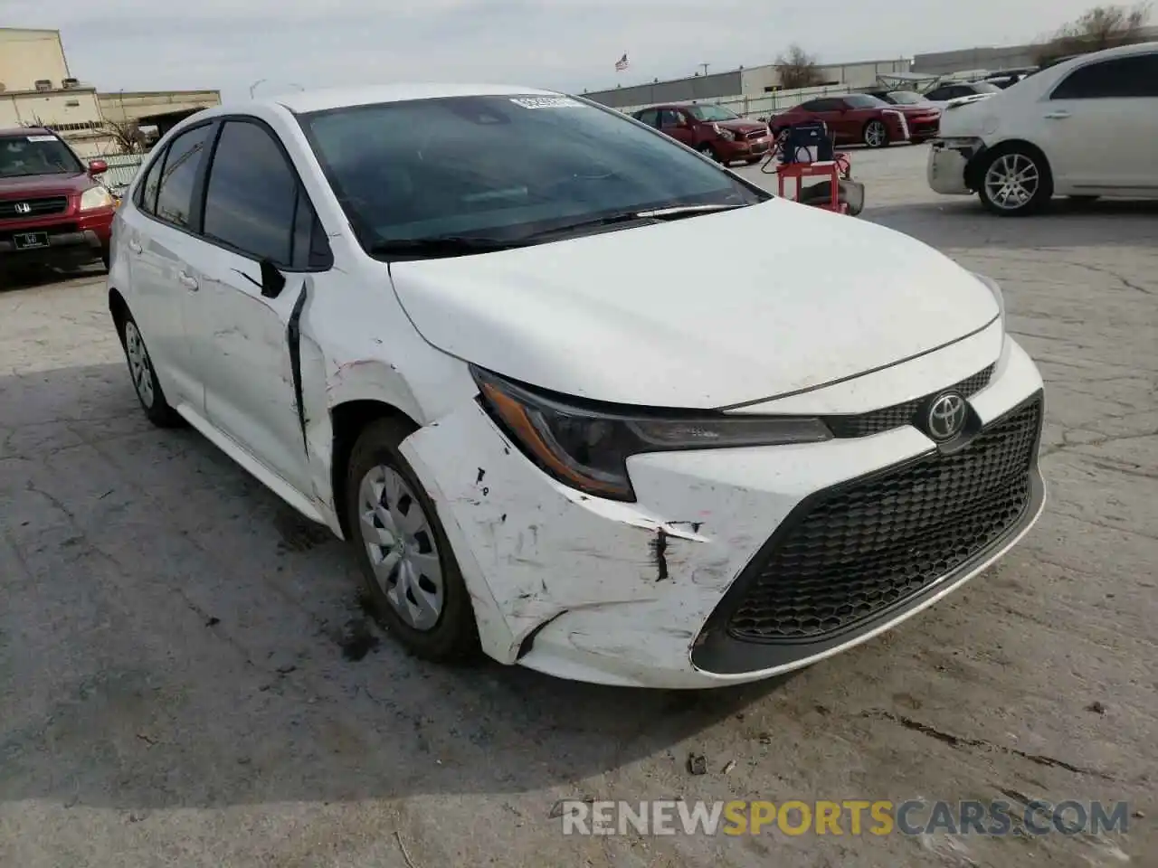 1 Photograph of a damaged car 5YFDPMAE9MP239377 TOYOTA COROLLA 2021