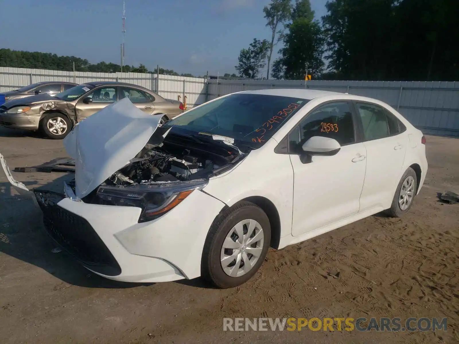 2 Photograph of a damaged car 5YFDPMAEXMP190111 TOYOTA COROLLA 2021