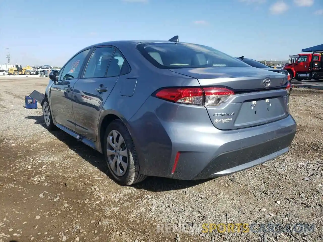 3 Photograph of a damaged car 5YFEPMAE0MP147594 TOYOTA COROLLA 2021