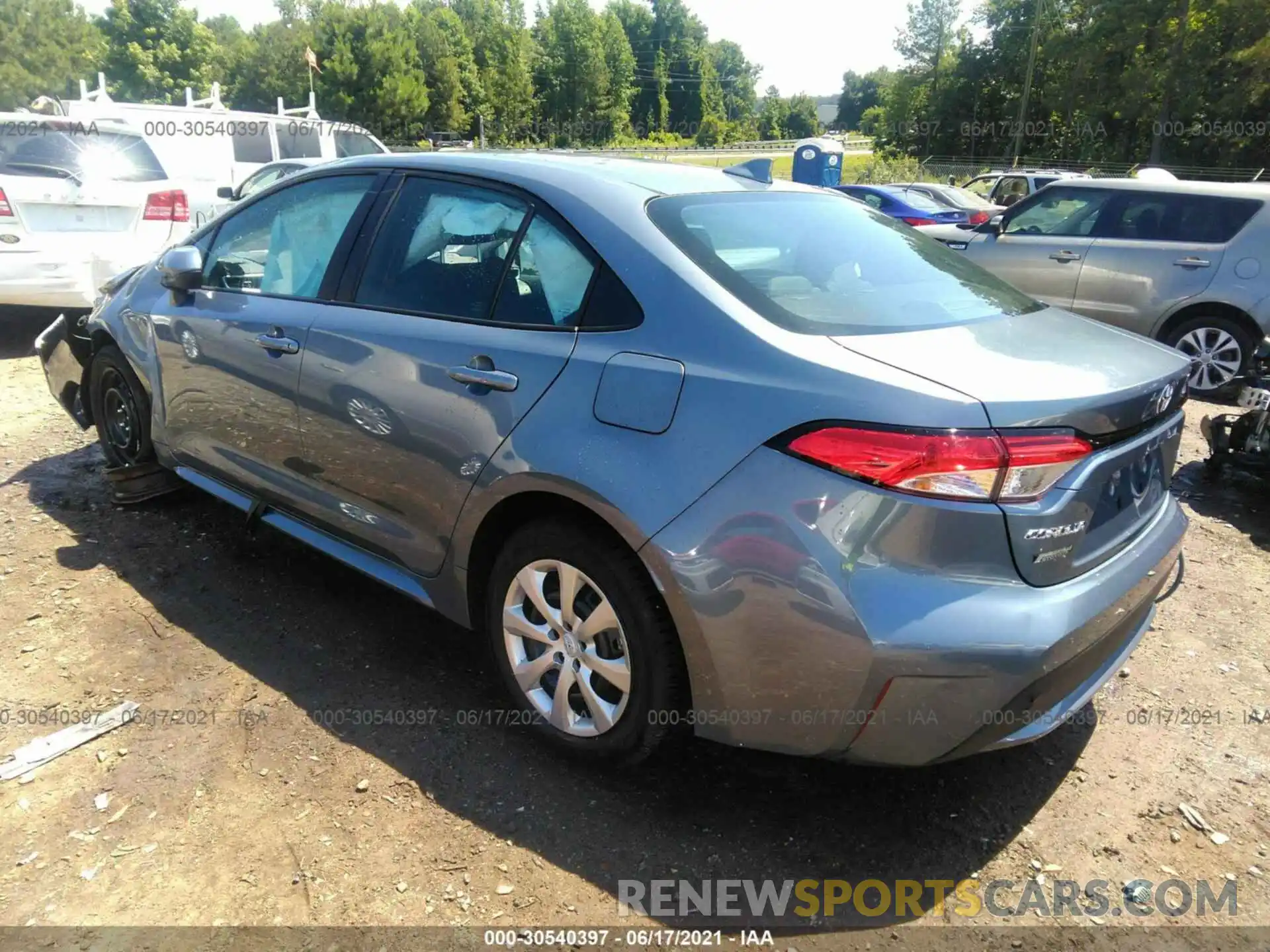 3 Photograph of a damaged car 5YFEPMAE0MP147837 TOYOTA COROLLA 2021