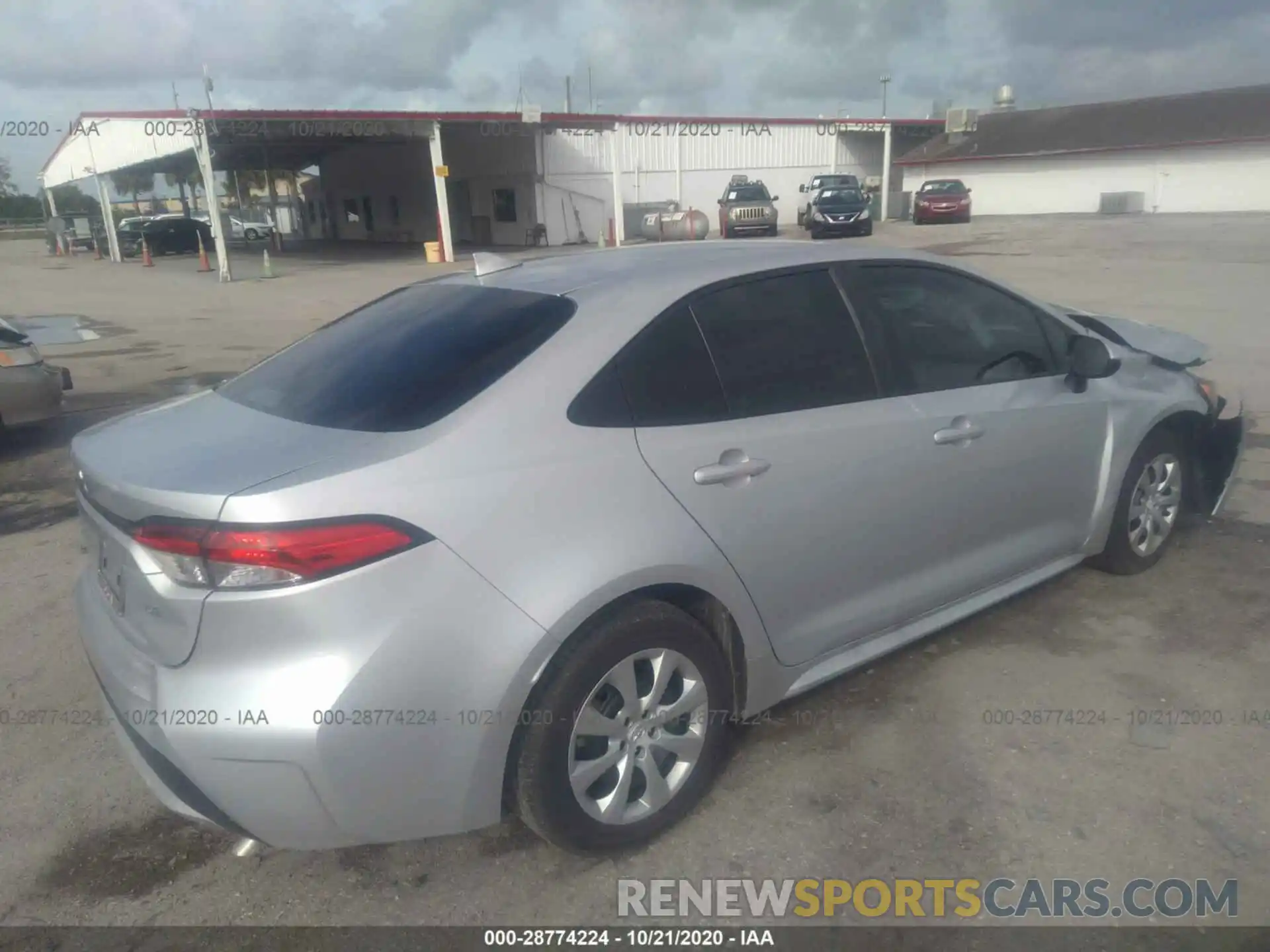 4 Photograph of a damaged car 5YFEPMAE0MP148390 TOYOTA COROLLA 2021