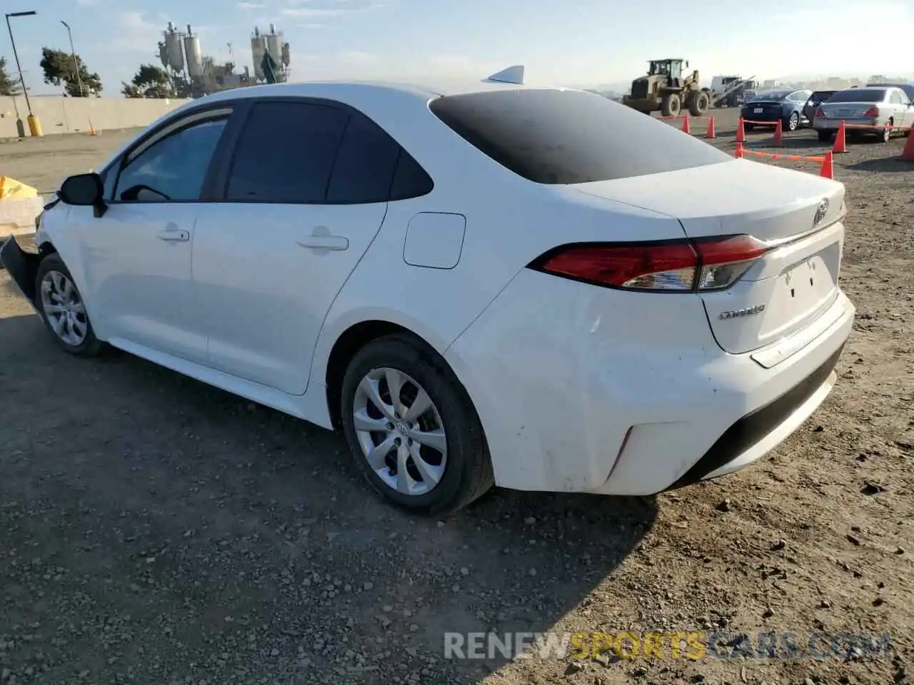 2 Photograph of a damaged car 5YFEPMAE0MP149328 TOYOTA COROLLA 2021