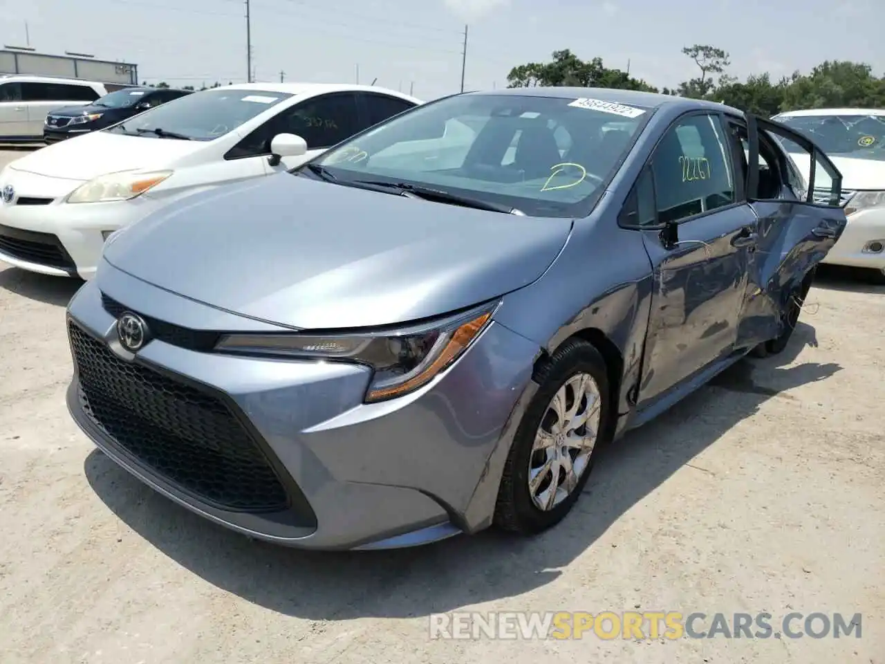 2 Photograph of a damaged car 5YFEPMAE0MP152813 TOYOTA COROLLA 2021