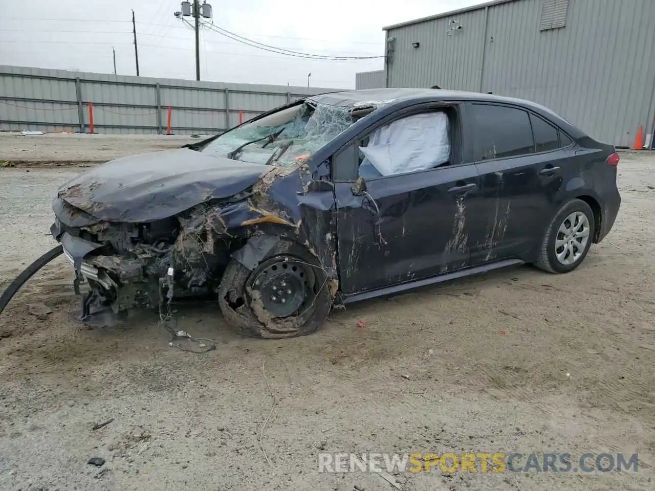 1 Photograph of a damaged car 5YFEPMAE0MP153072 TOYOTA COROLLA 2021