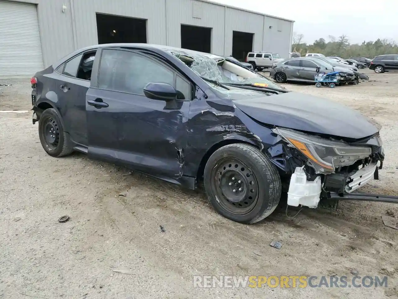 4 Photograph of a damaged car 5YFEPMAE0MP153072 TOYOTA COROLLA 2021