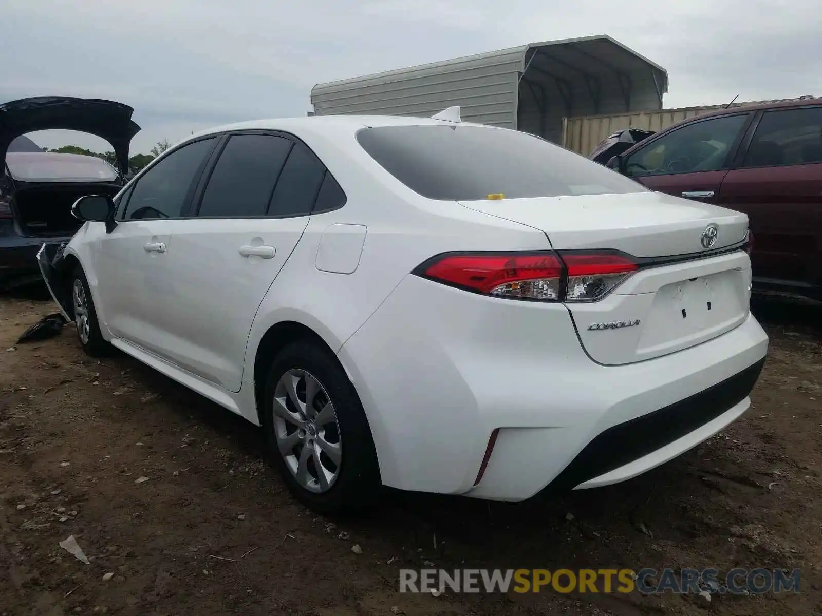 3 Photograph of a damaged car 5YFEPMAE0MP153346 TOYOTA COROLLA 2021