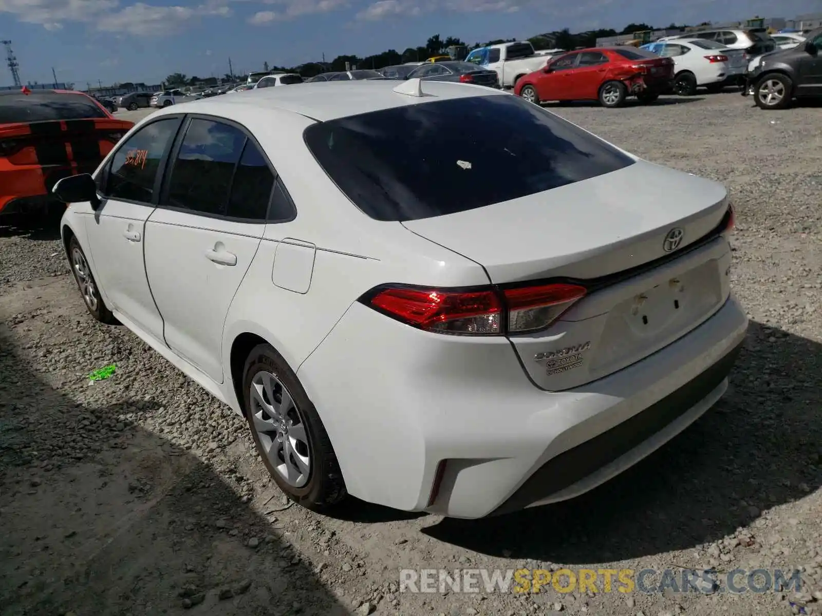 3 Photograph of a damaged car 5YFEPMAE0MP155226 TOYOTA COROLLA 2021