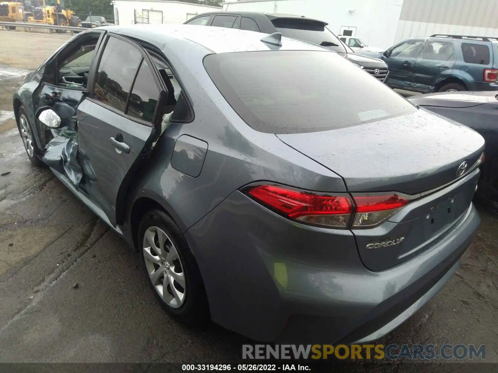 3 Photograph of a damaged car 5YFEPMAE0MP157123 TOYOTA COROLLA 2021