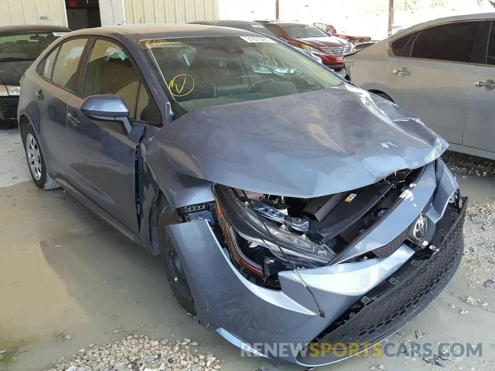 1 Photograph of a damaged car 5YFEPMAE0MP157350 TOYOTA COROLLA 2021