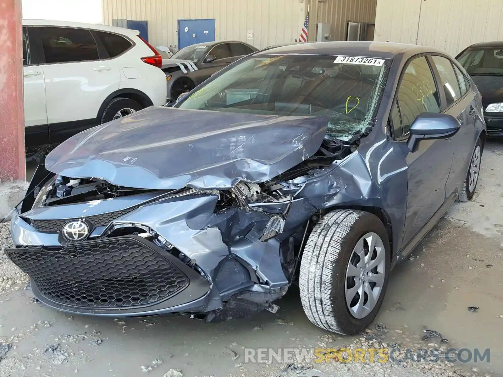 2 Photograph of a damaged car 5YFEPMAE0MP157350 TOYOTA COROLLA 2021