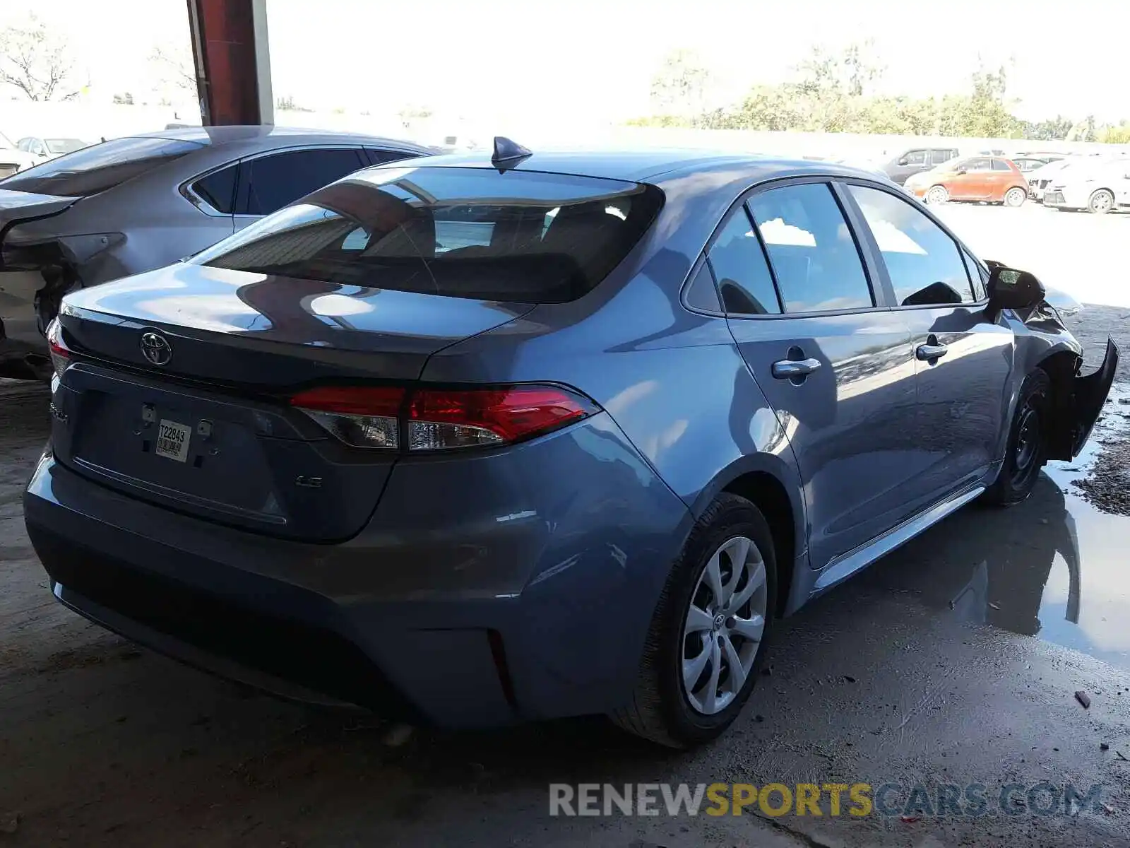 4 Photograph of a damaged car 5YFEPMAE0MP157350 TOYOTA COROLLA 2021