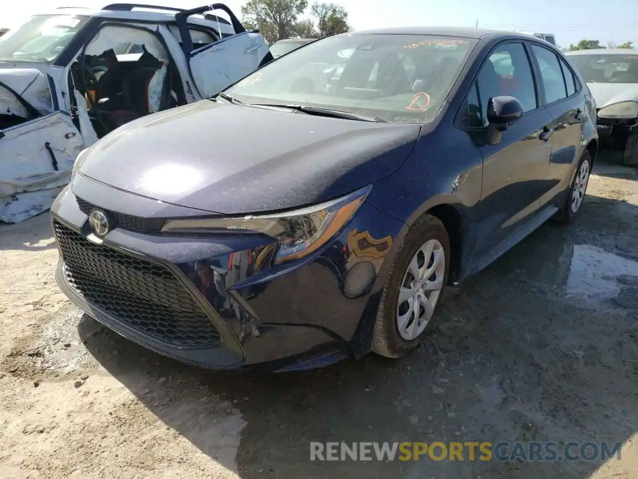 2 Photograph of a damaged car 5YFEPMAE0MP159048 TOYOTA COROLLA 2021