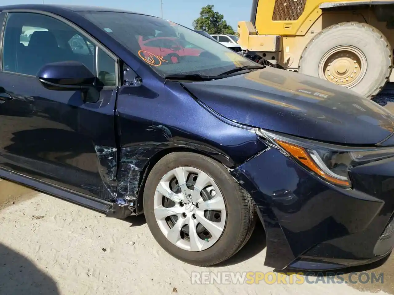 9 Photograph of a damaged car 5YFEPMAE0MP159048 TOYOTA COROLLA 2021