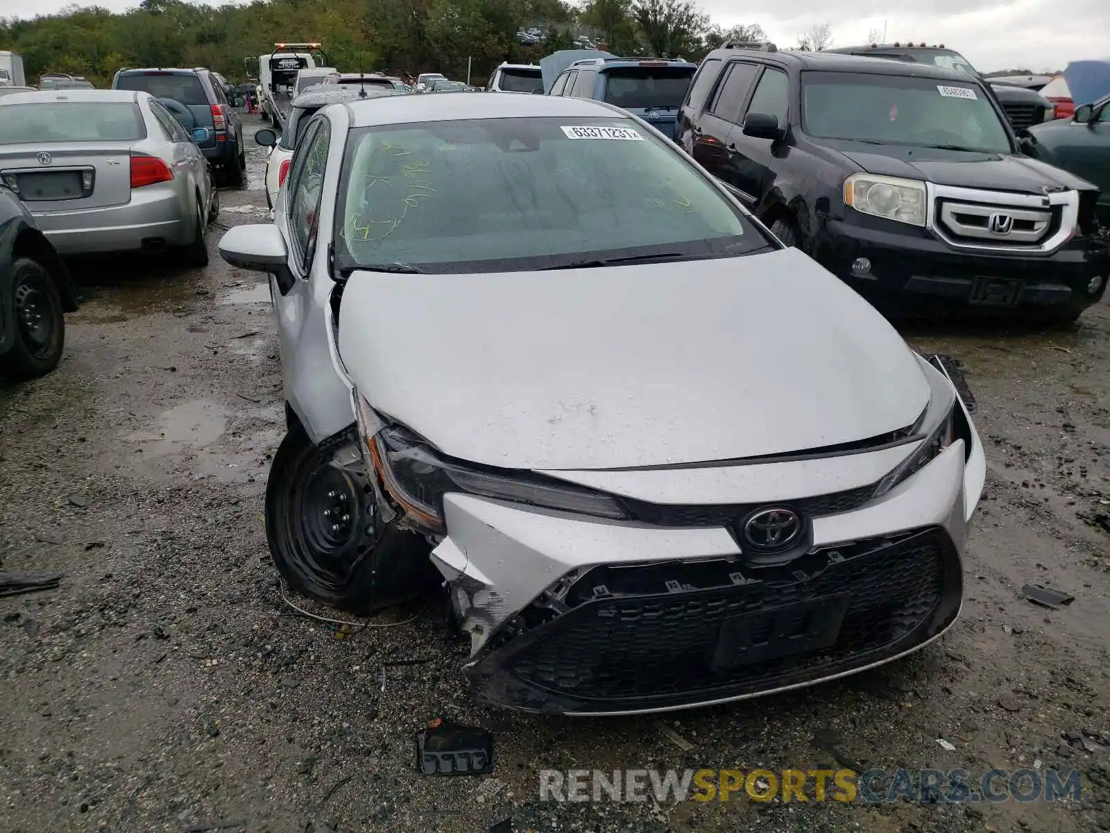 9 Photograph of a damaged car 5YFEPMAE0MP160474 TOYOTA COROLLA 2021