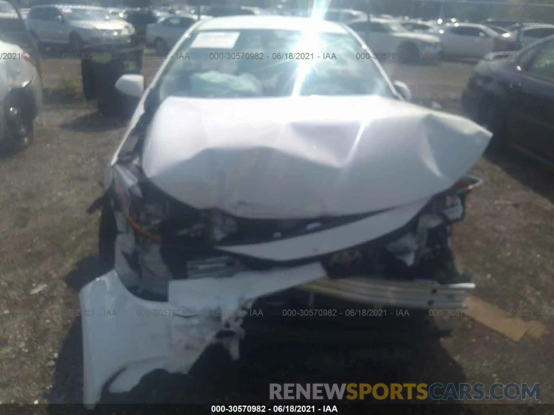 6 Photograph of a damaged car 5YFEPMAE0MP161141 TOYOTA COROLLA 2021