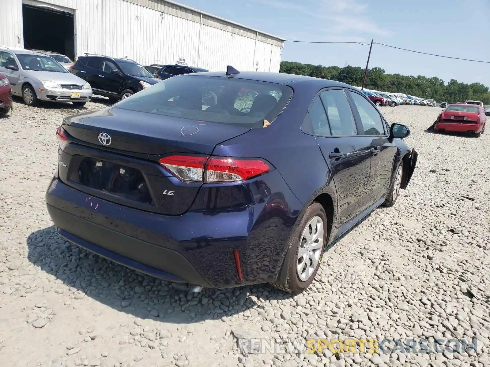 4 Photograph of a damaged car 5YFEPMAE0MP162239 TOYOTA COROLLA 2021