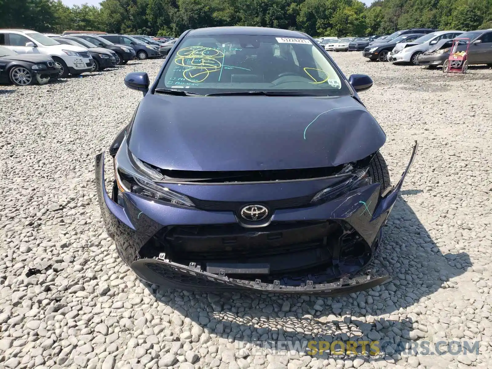 7 Photograph of a damaged car 5YFEPMAE0MP162239 TOYOTA COROLLA 2021