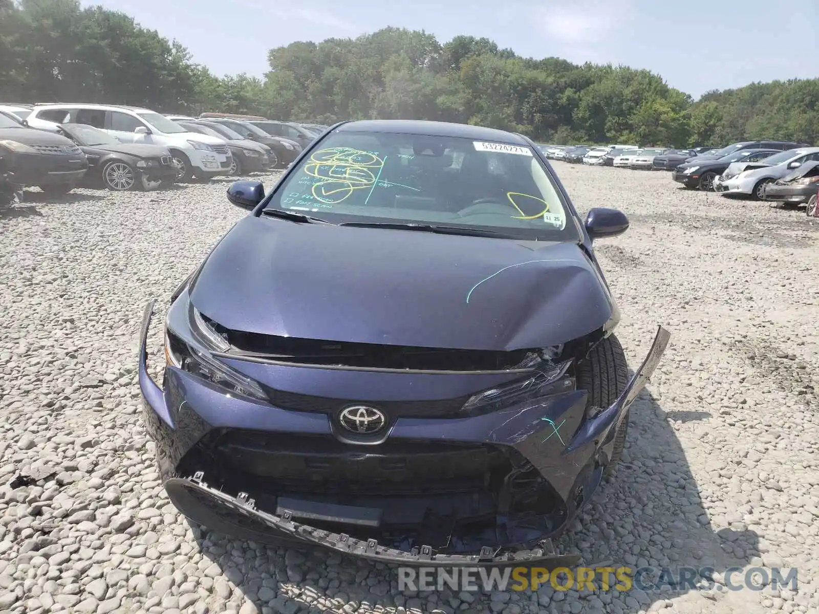 9 Photograph of a damaged car 5YFEPMAE0MP162239 TOYOTA COROLLA 2021