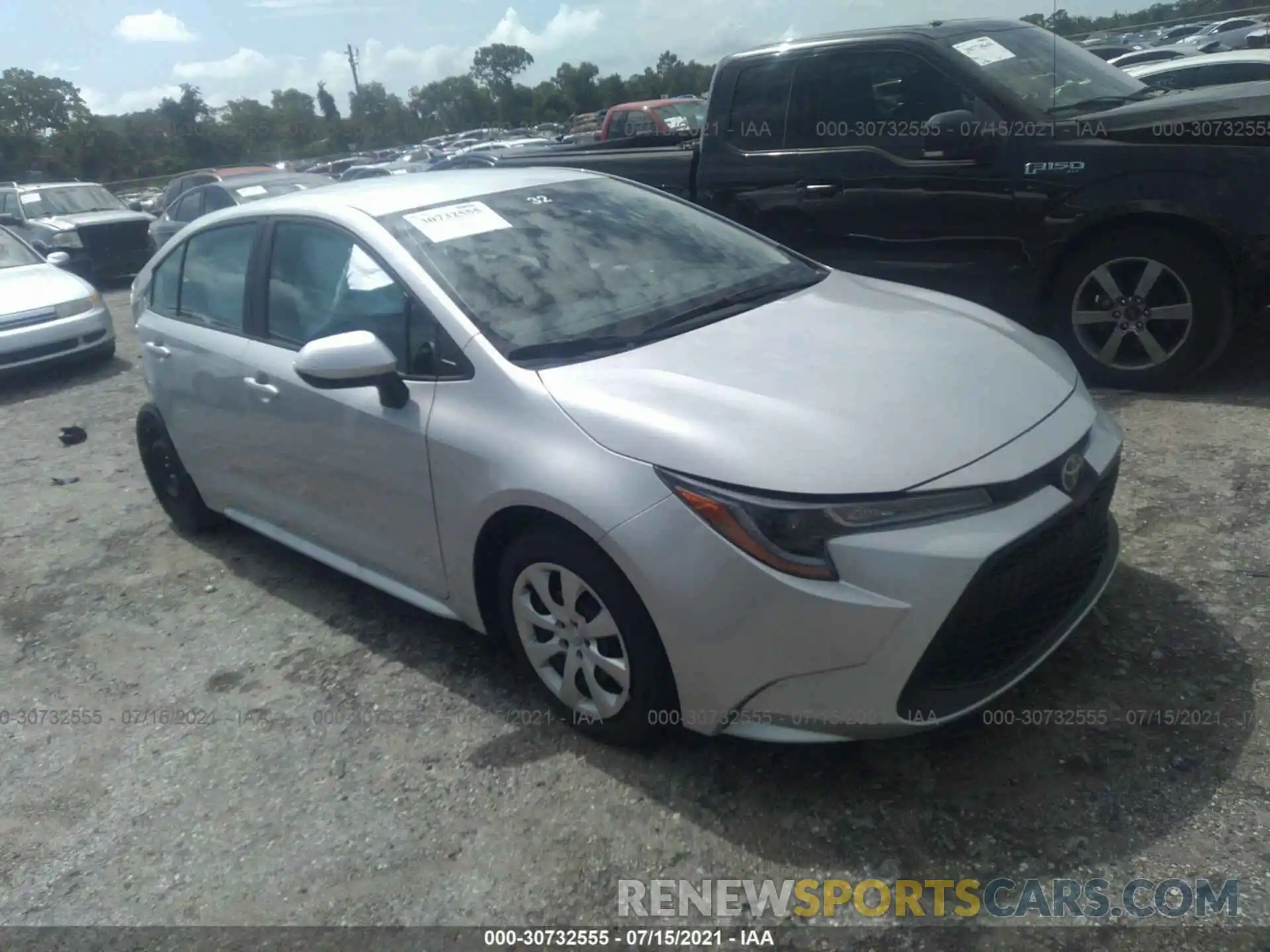 1 Photograph of a damaged car 5YFEPMAE0MP162564 TOYOTA COROLLA 2021