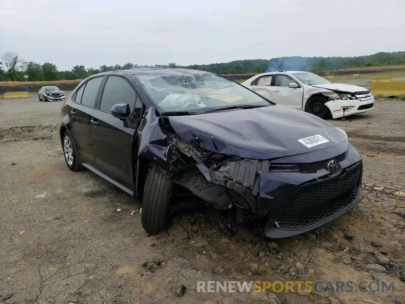 1 Photograph of a damaged car 5YFEPMAE0MP162693 TOYOTA COROLLA 2021