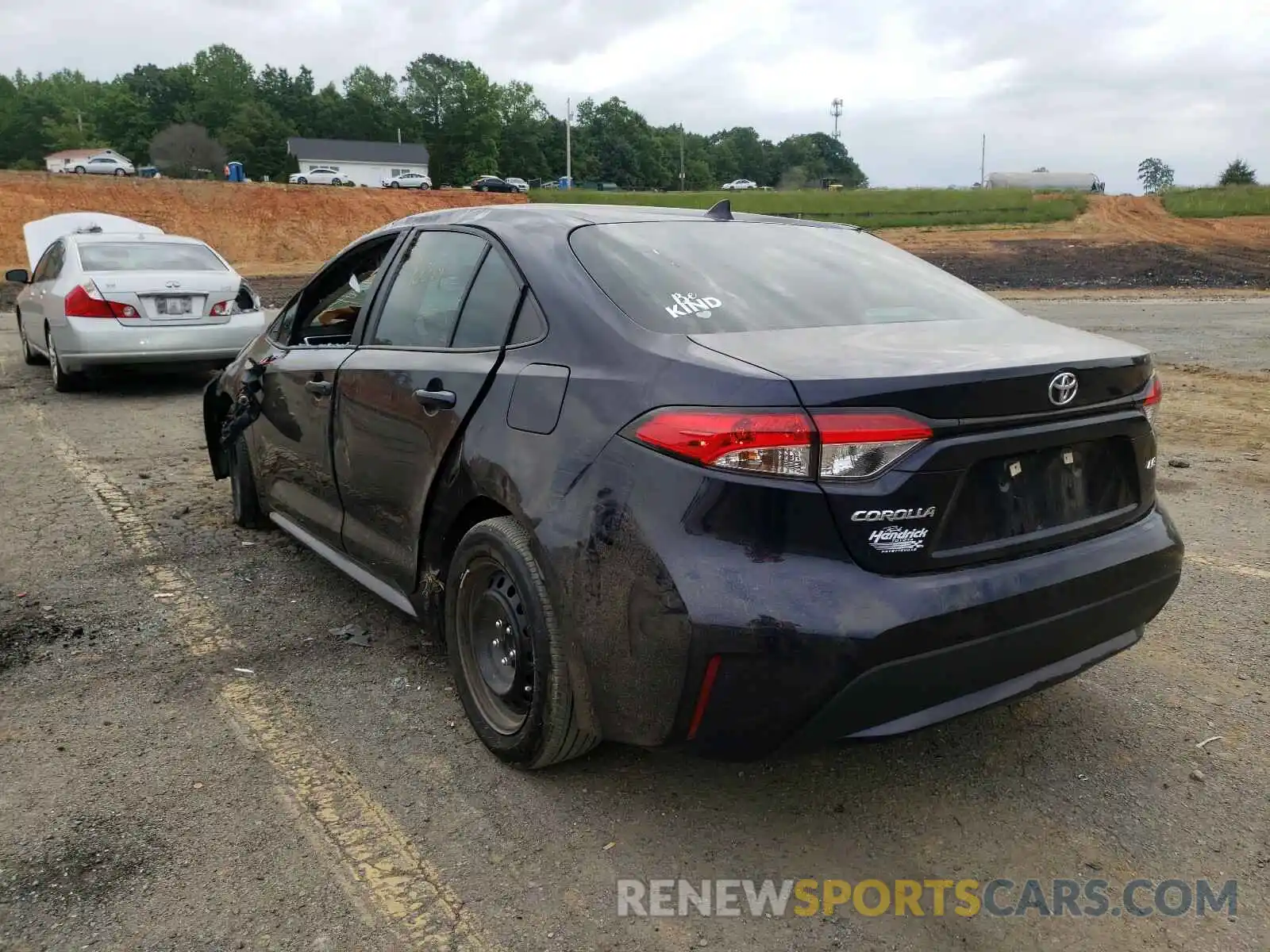 3 Photograph of a damaged car 5YFEPMAE0MP162693 TOYOTA COROLLA 2021