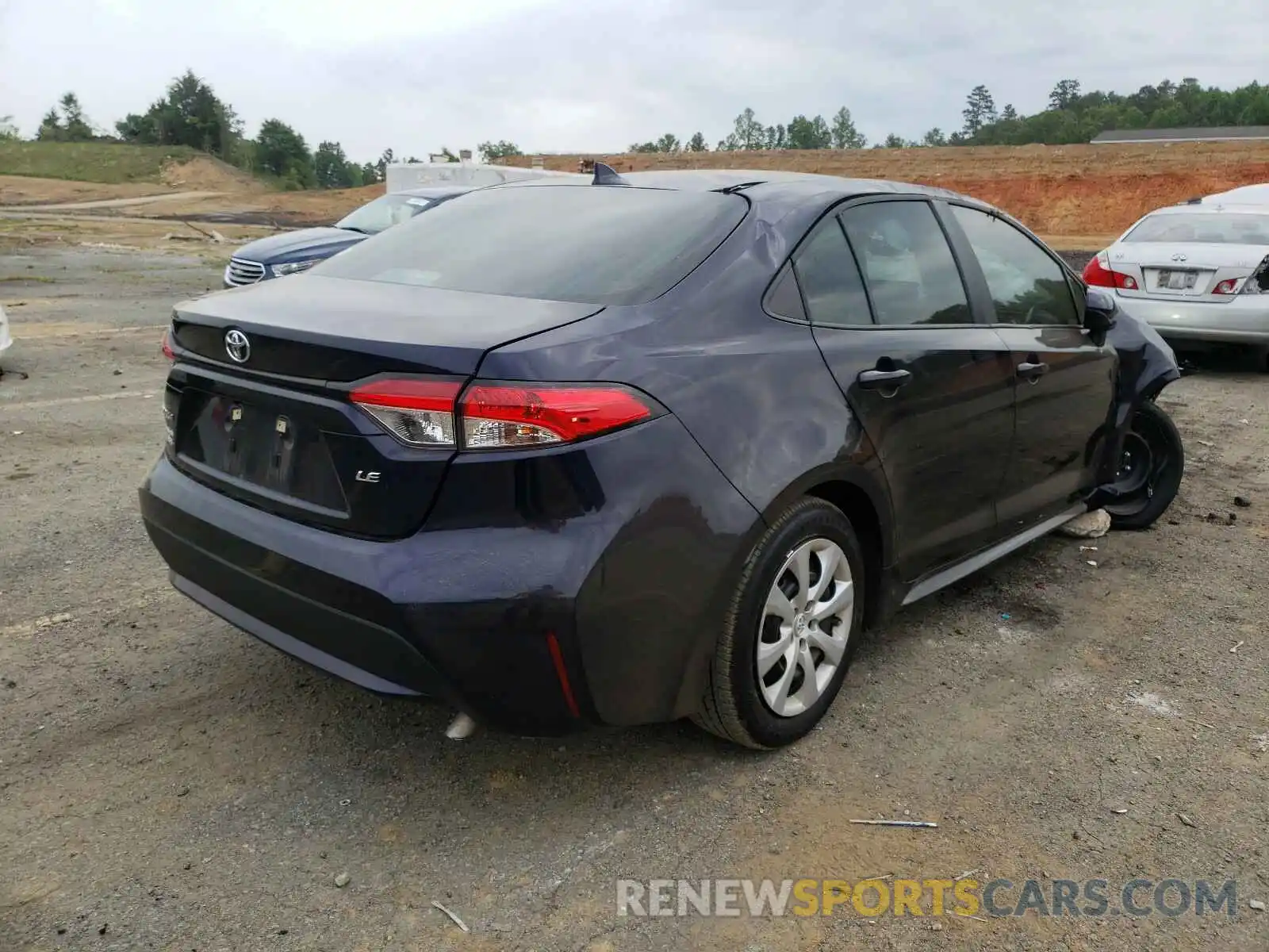 4 Photograph of a damaged car 5YFEPMAE0MP162693 TOYOTA COROLLA 2021