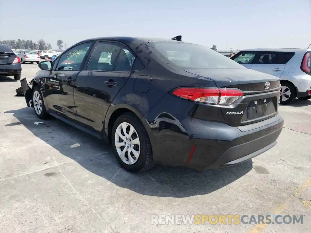 3 Photograph of a damaged car 5YFEPMAE0MP163083 TOYOTA COROLLA 2021