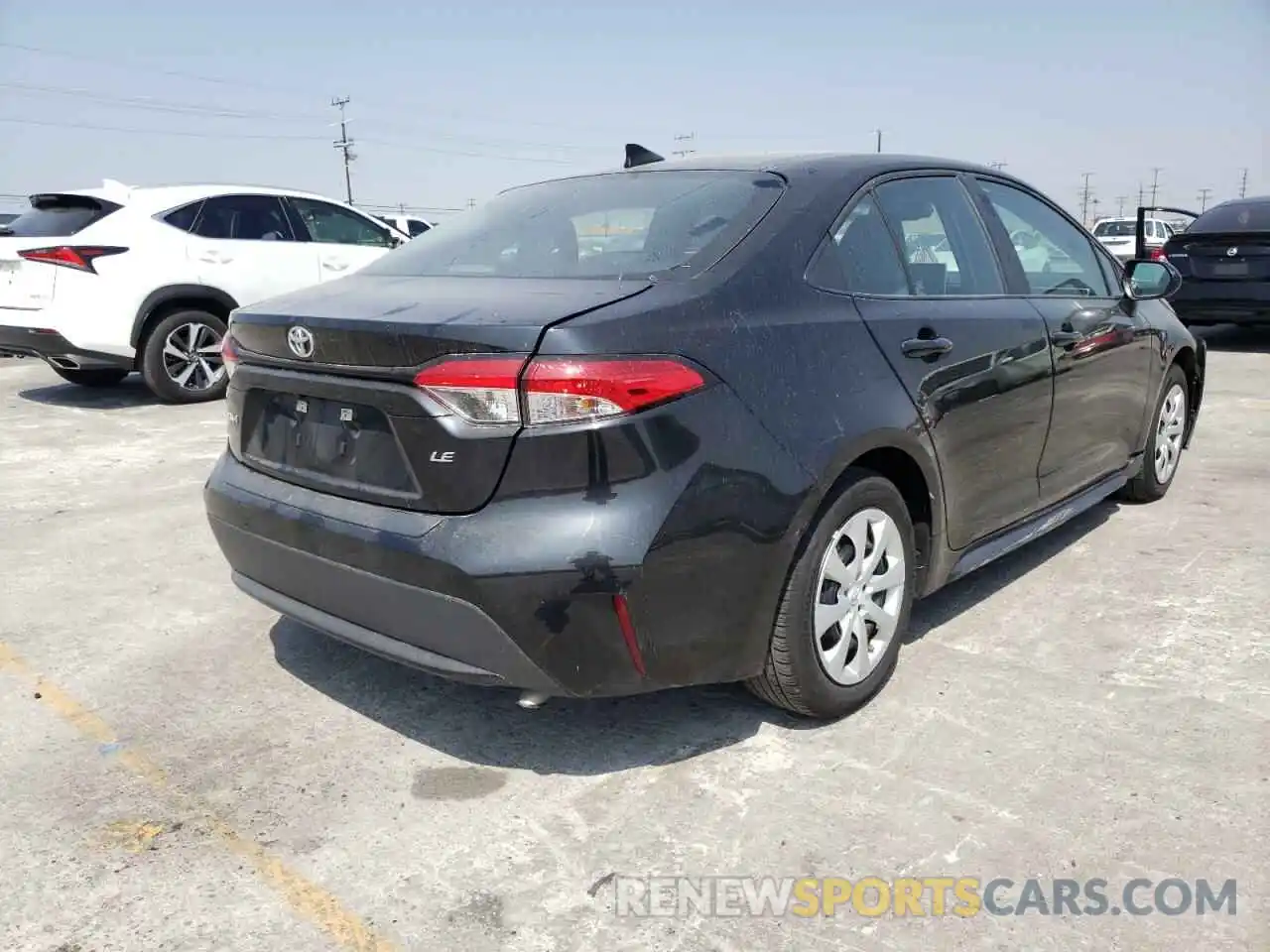 4 Photograph of a damaged car 5YFEPMAE0MP163083 TOYOTA COROLLA 2021