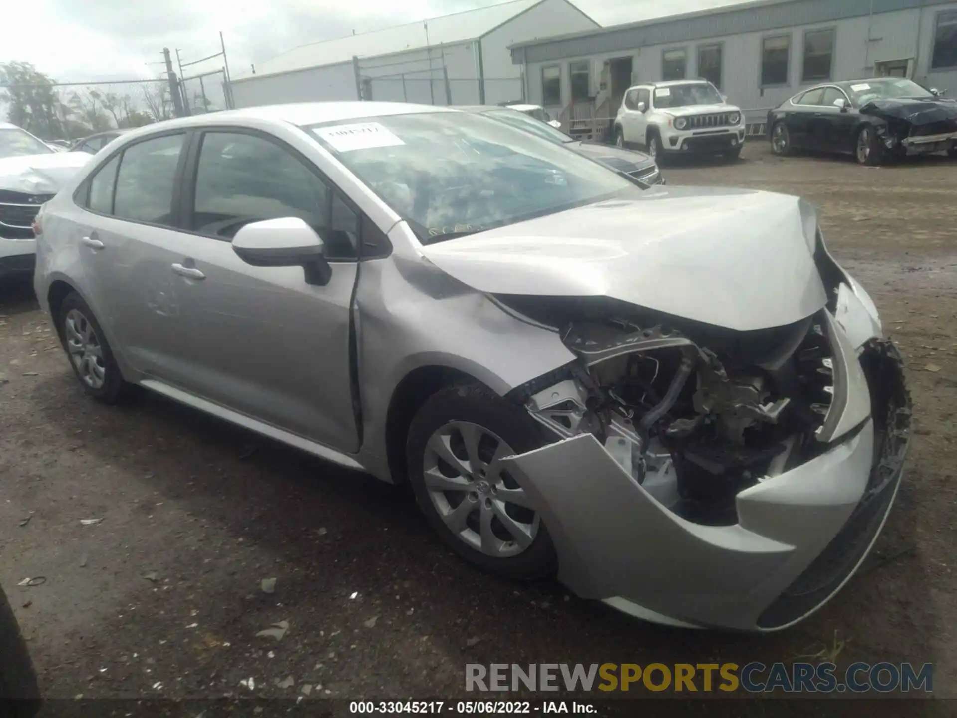 1 Photograph of a damaged car 5YFEPMAE0MP163391 TOYOTA COROLLA 2021