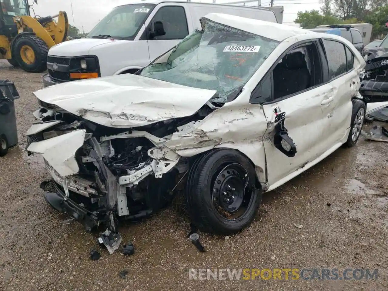 2 Photograph of a damaged car 5YFEPMAE0MP163665 TOYOTA COROLLA 2021