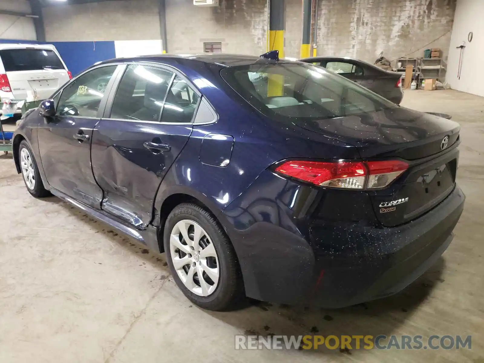 3 Photograph of a damaged car 5YFEPMAE0MP163987 TOYOTA COROLLA 2021