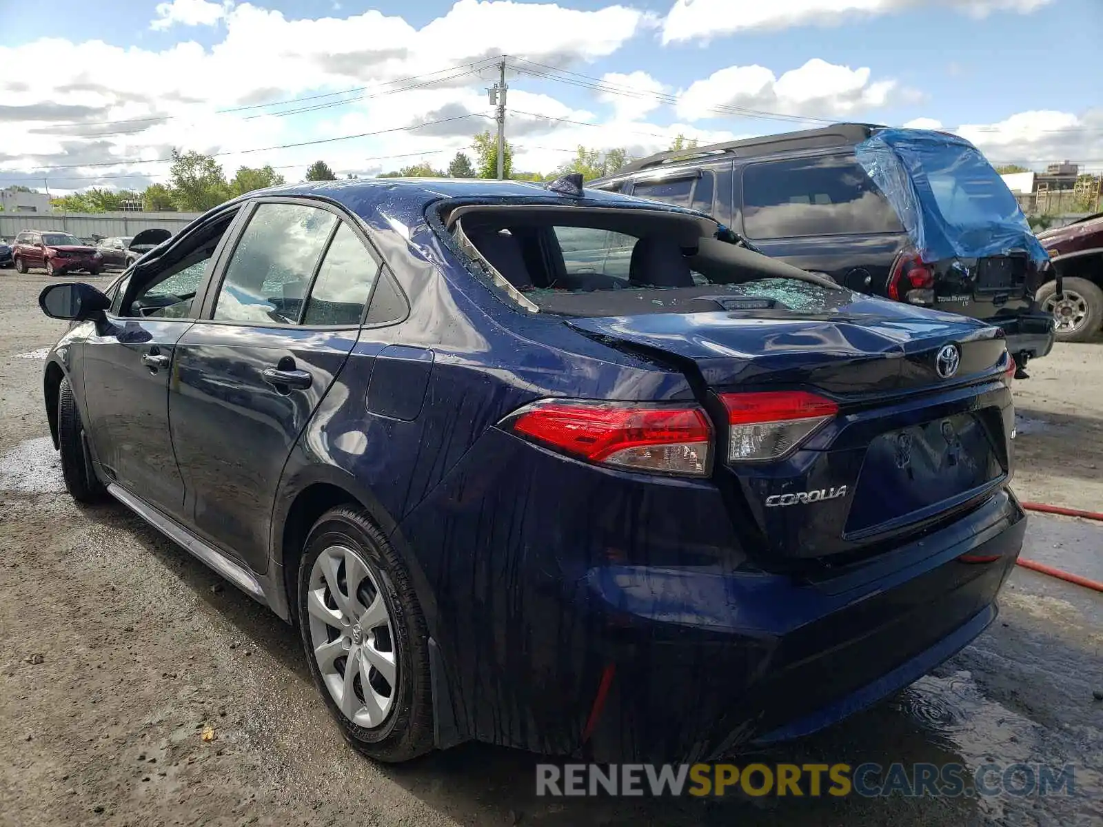 3 Photograph of a damaged car 5YFEPMAE0MP164119 TOYOTA COROLLA 2021