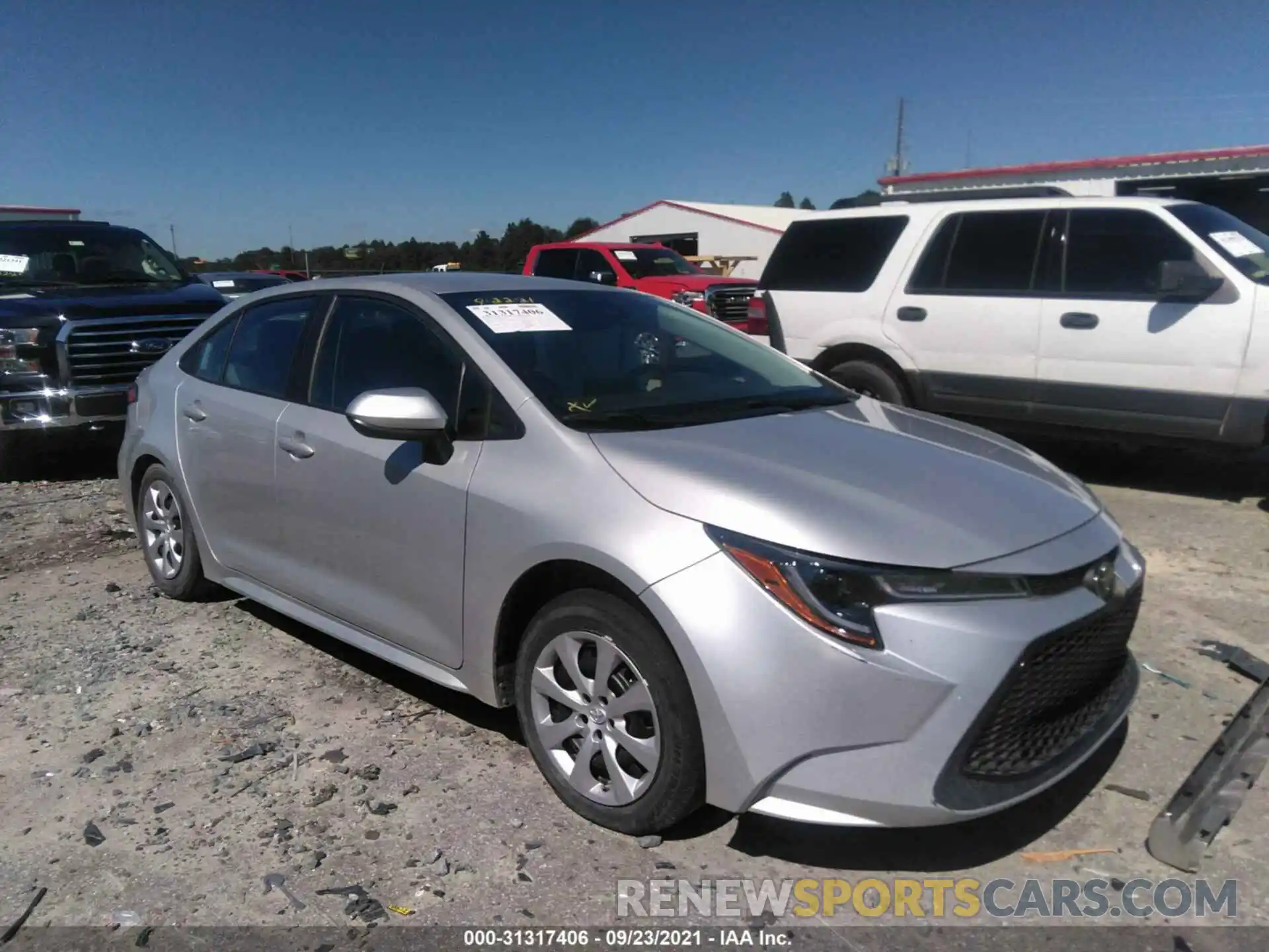 1 Photograph of a damaged car 5YFEPMAE0MP164279 TOYOTA COROLLA 2021