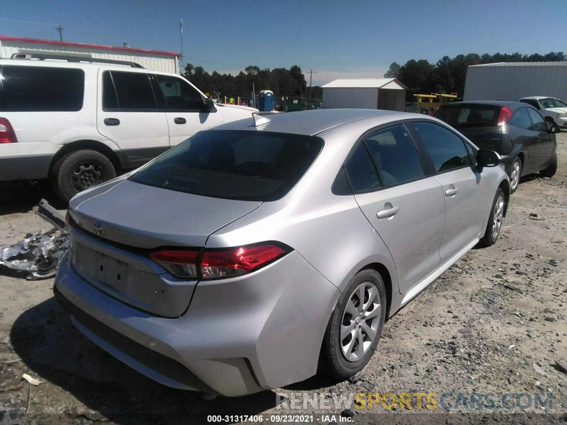 4 Photograph of a damaged car 5YFEPMAE0MP164279 TOYOTA COROLLA 2021