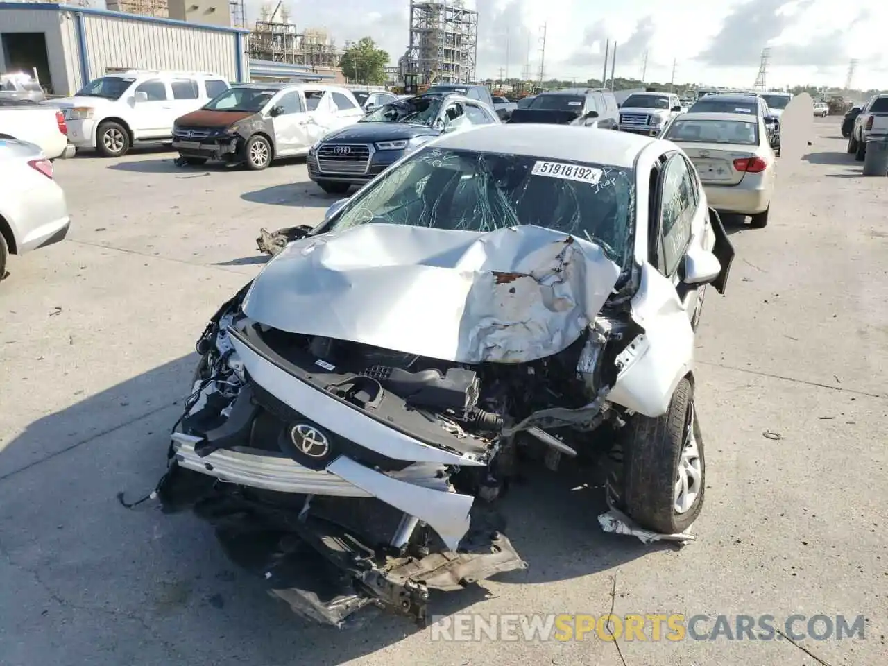 9 Photograph of a damaged car 5YFEPMAE0MP164637 TOYOTA COROLLA 2021