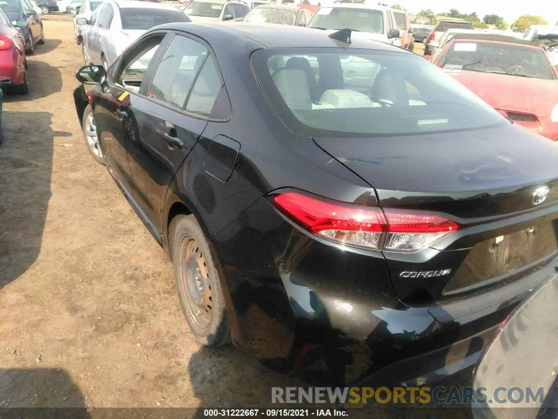 3 Photograph of a damaged car 5YFEPMAE0MP165643 TOYOTA COROLLA 2021