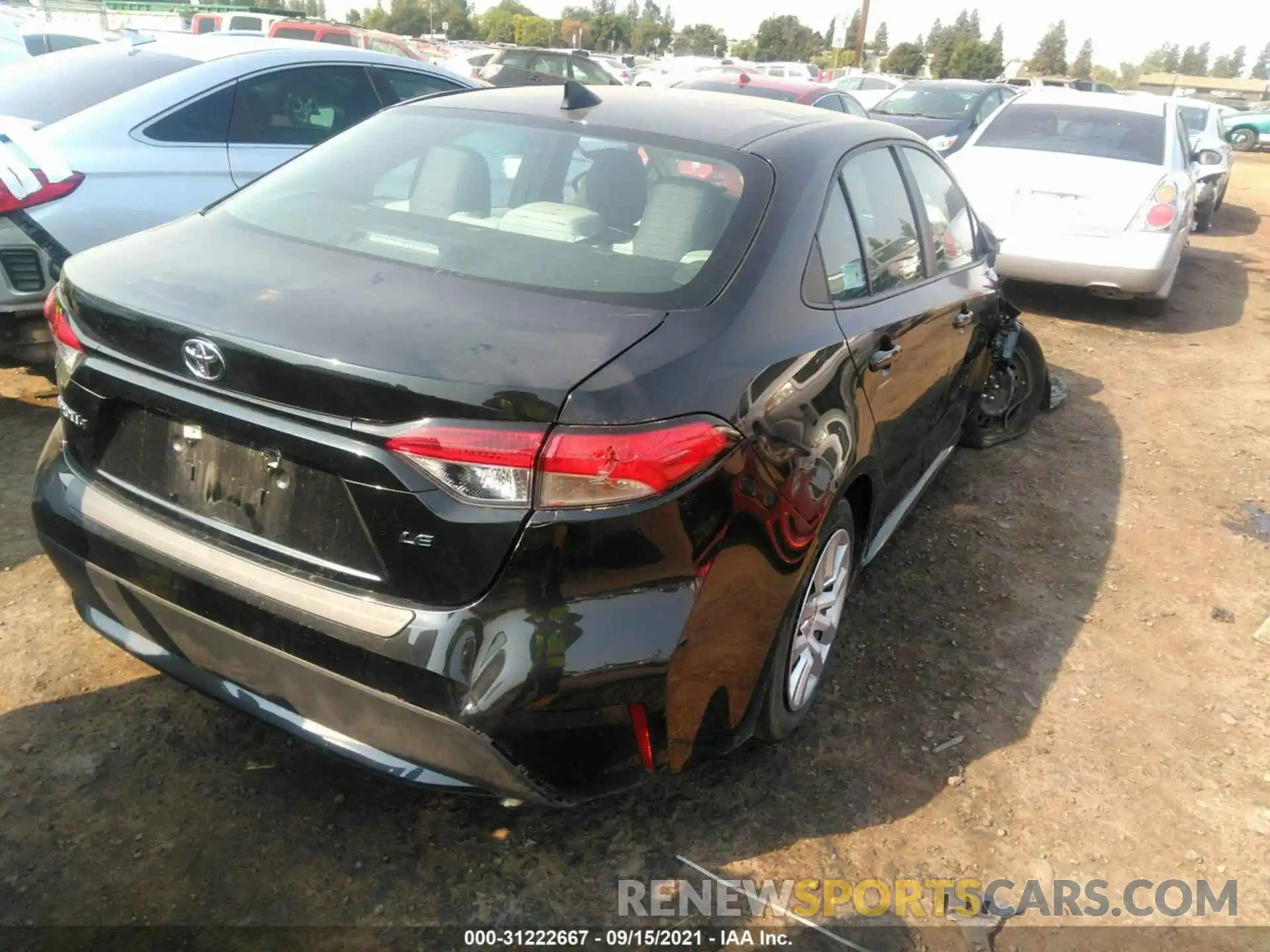 4 Photograph of a damaged car 5YFEPMAE0MP165643 TOYOTA COROLLA 2021