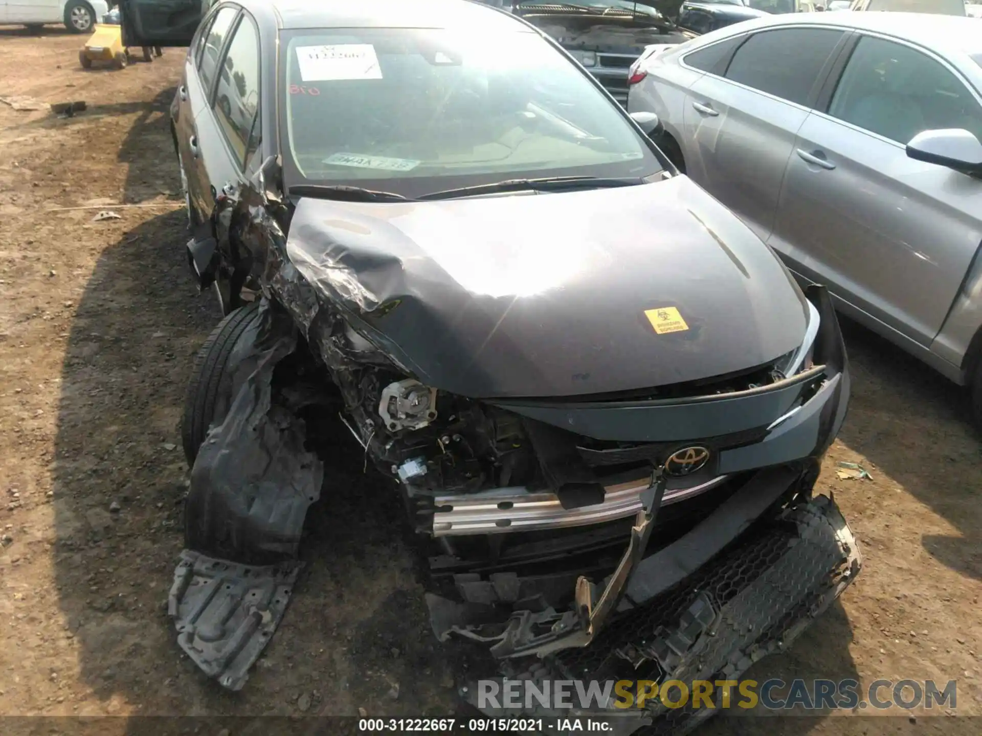 6 Photograph of a damaged car 5YFEPMAE0MP165643 TOYOTA COROLLA 2021