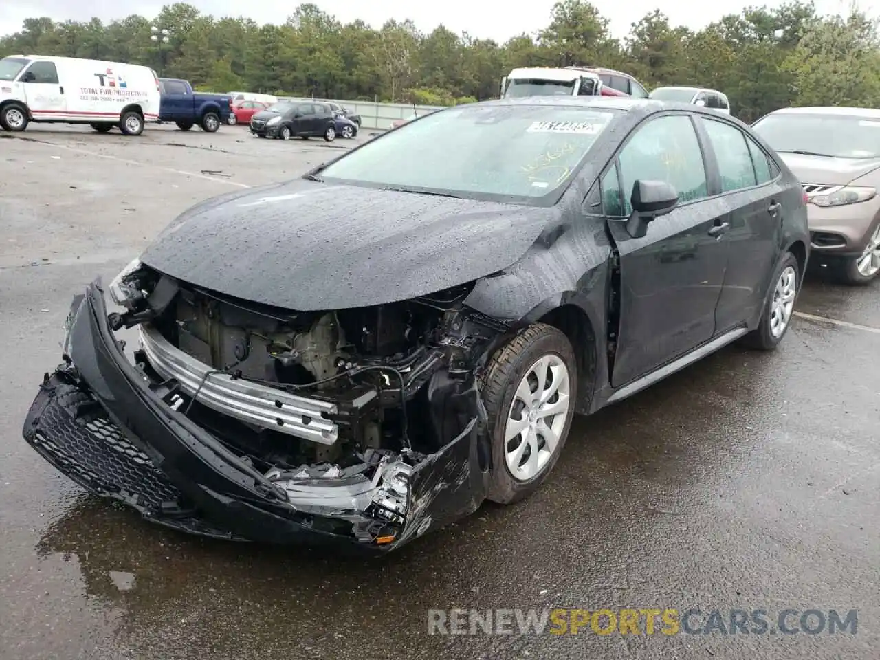 2 Photograph of a damaged car 5YFEPMAE0MP165688 TOYOTA COROLLA 2021