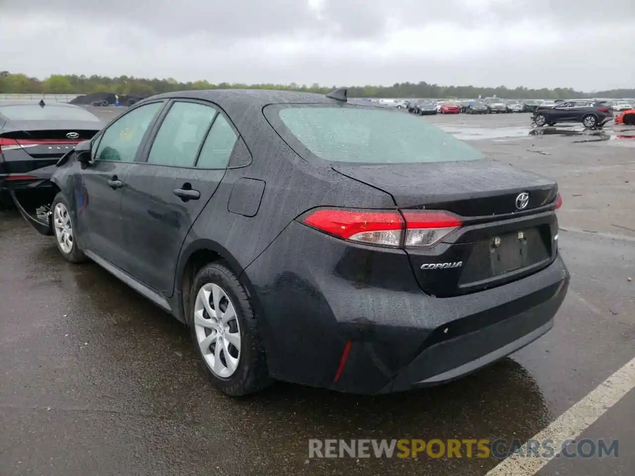 3 Photograph of a damaged car 5YFEPMAE0MP165688 TOYOTA COROLLA 2021