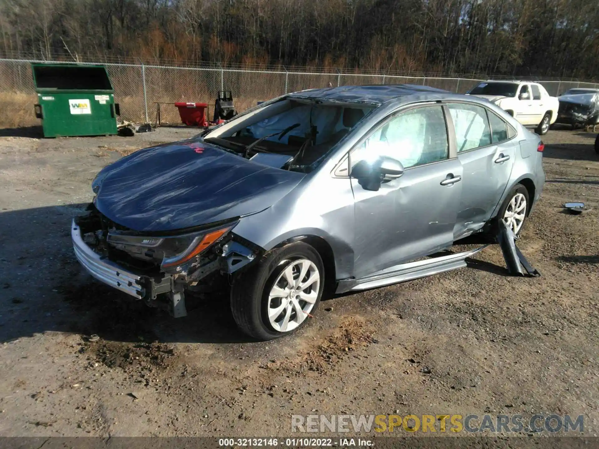 2 Photograph of a damaged car 5YFEPMAE0MP165870 TOYOTA COROLLA 2021