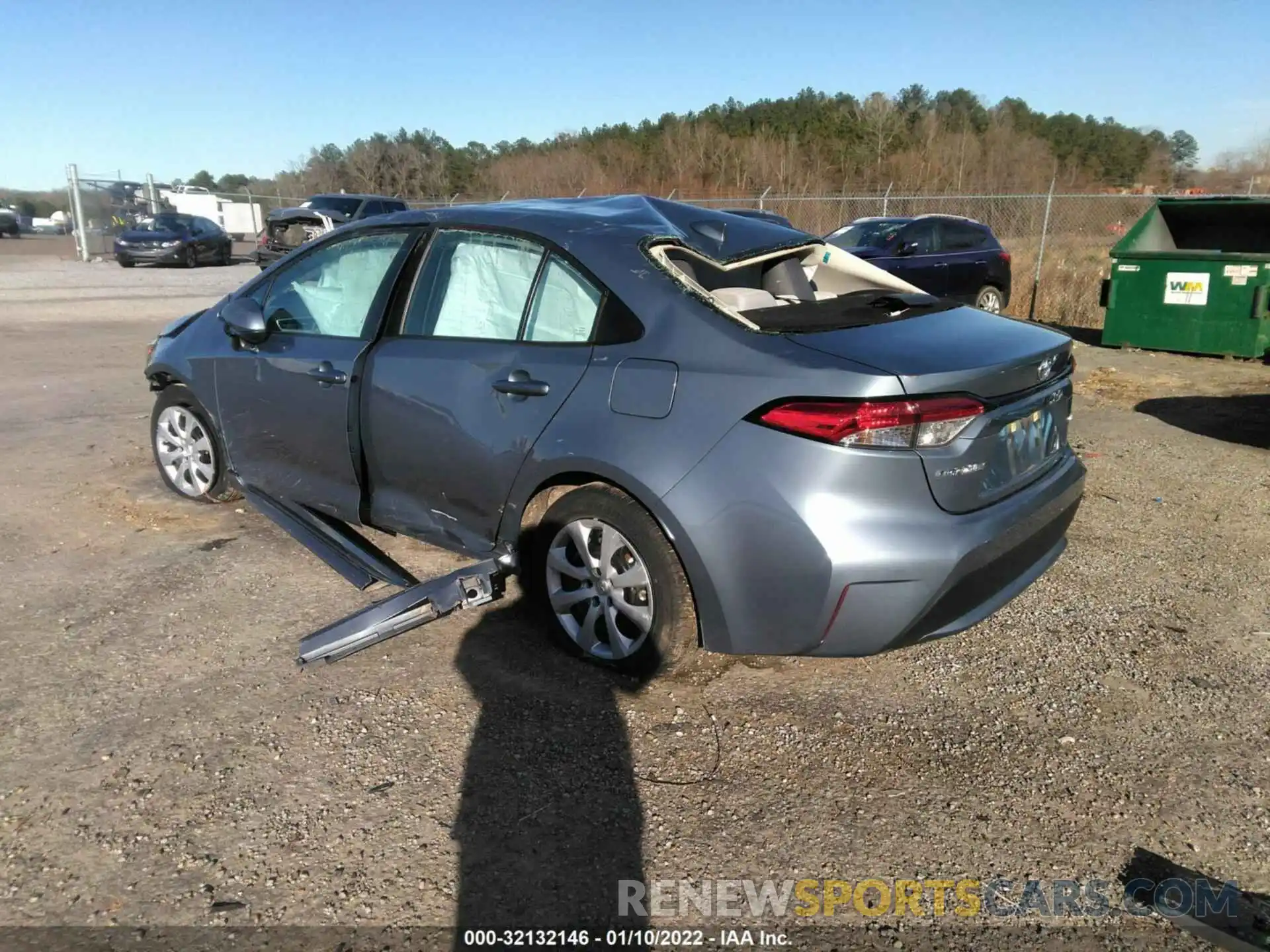 3 Photograph of a damaged car 5YFEPMAE0MP165870 TOYOTA COROLLA 2021