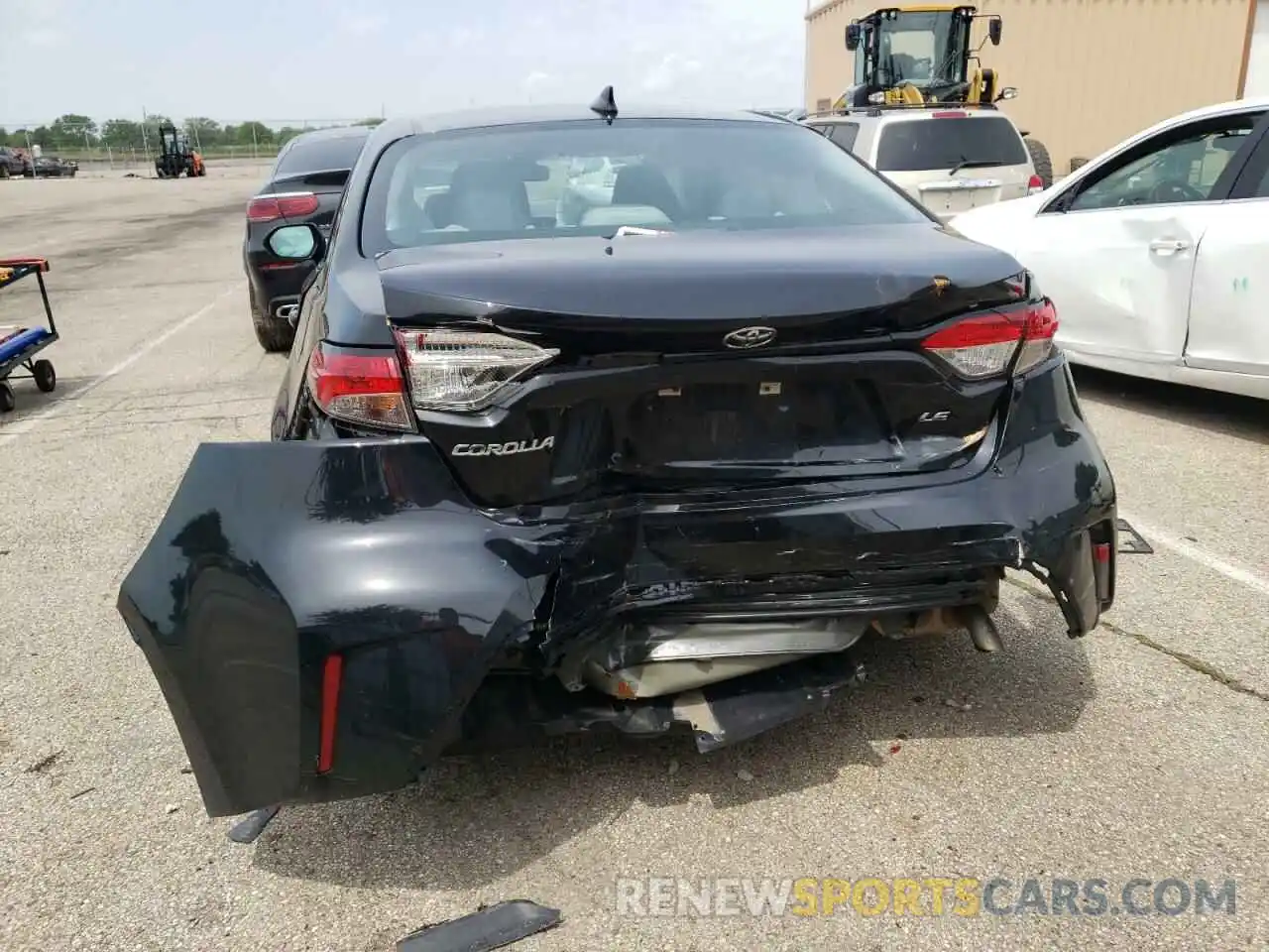 9 Photograph of a damaged car 5YFEPMAE0MP166114 TOYOTA COROLLA 2021