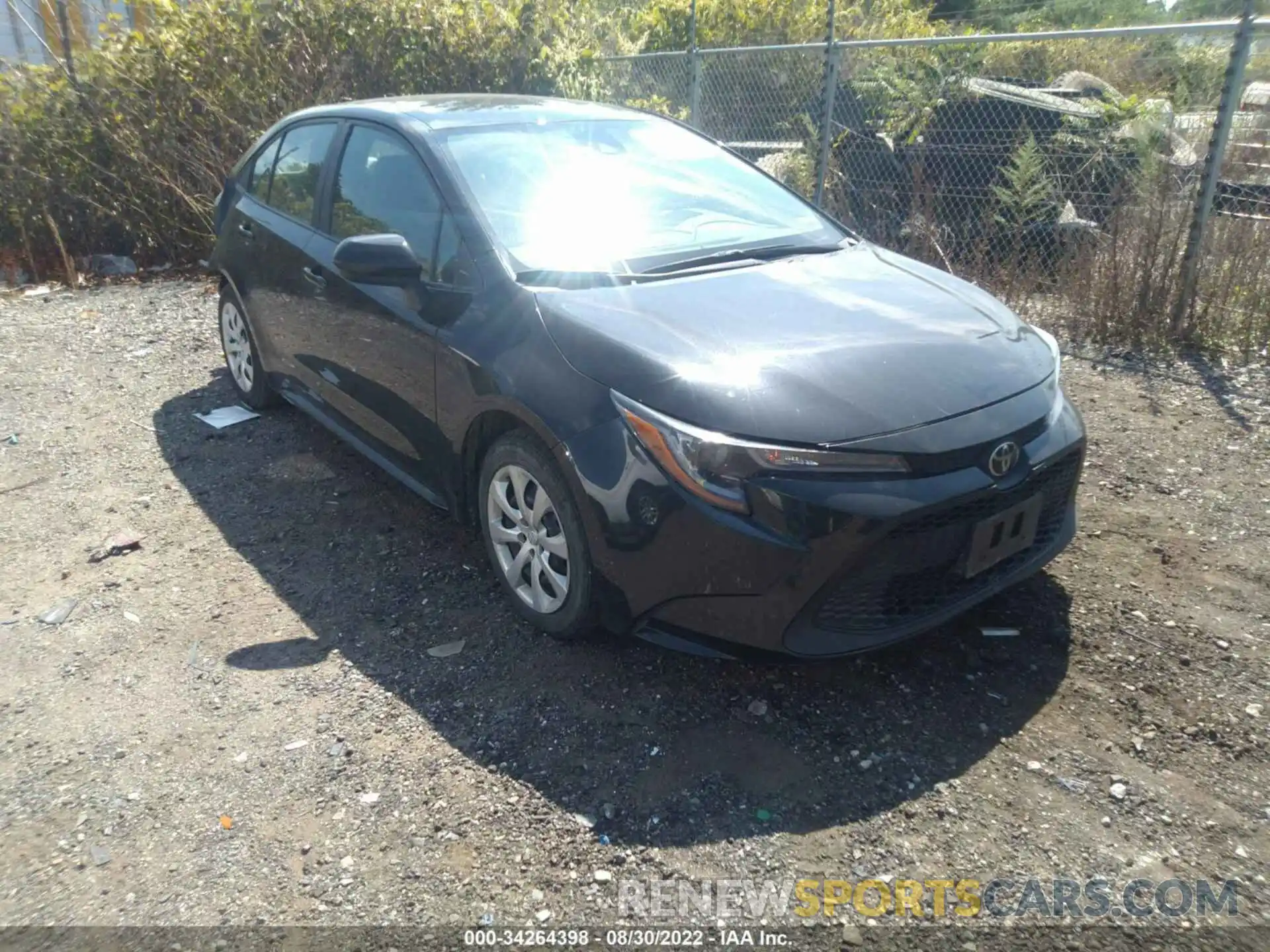 1 Photograph of a damaged car 5YFEPMAE0MP166727 TOYOTA COROLLA 2021