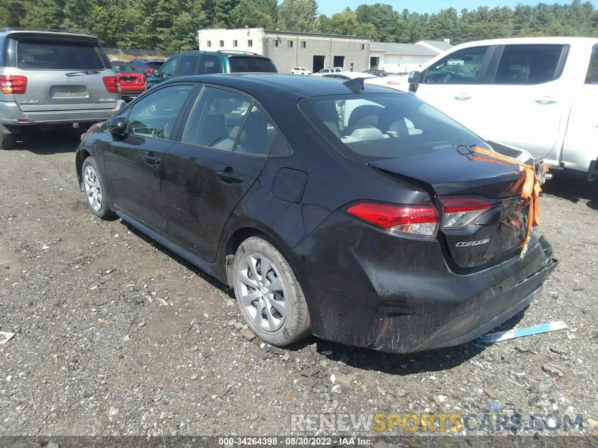 3 Photograph of a damaged car 5YFEPMAE0MP166727 TOYOTA COROLLA 2021